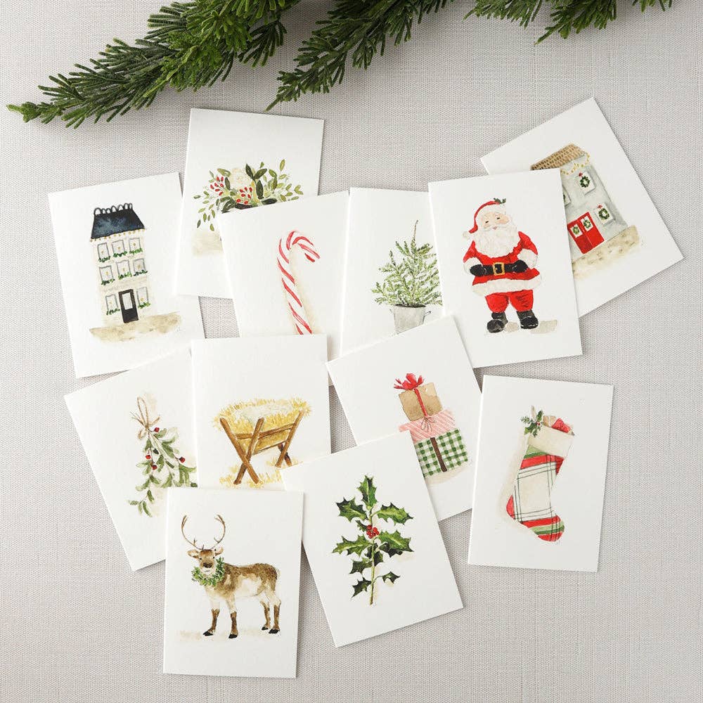 Holly mini notecard