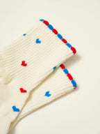 🇺🇸 USA Mini Heart Petal Grip Pilates Socks