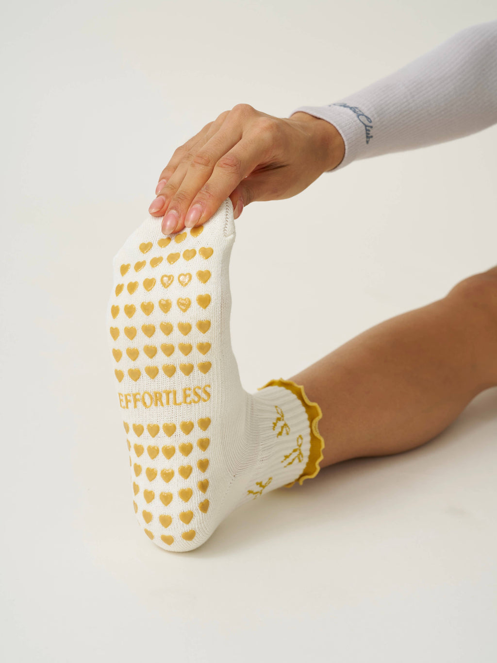 🎀 Bow Ruffle Grip Pilates Socks