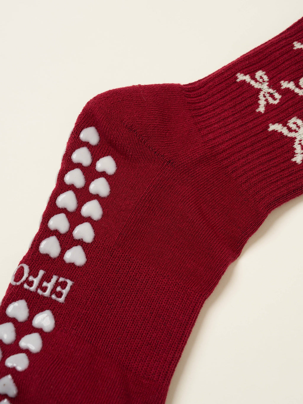 🎀 Ribbon Petal Grip Pilates Socks